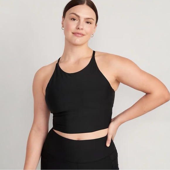 NWT Old Navy Light Support PowerSoft Longline Sports Bra - Picture 5 of 10
